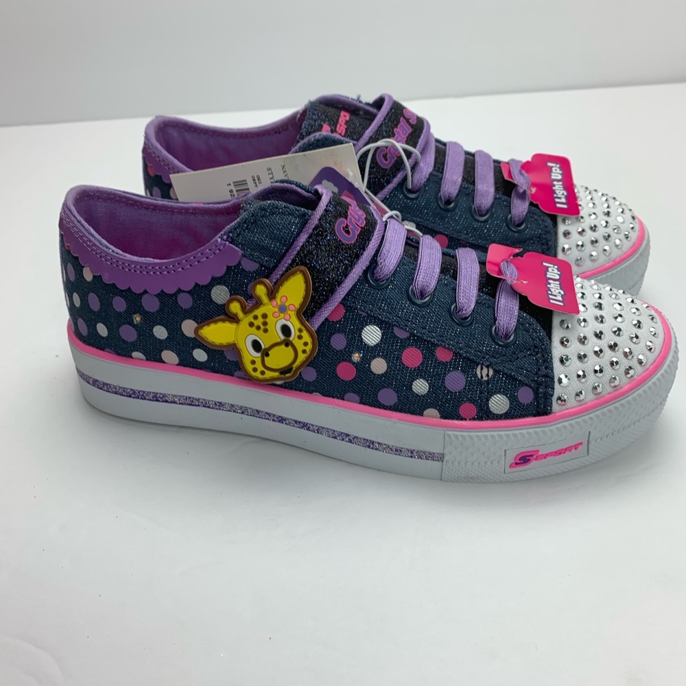 Glimmer Stars Light Up Lyrin Sparkle Shoes 2 - Picture 1 of 7